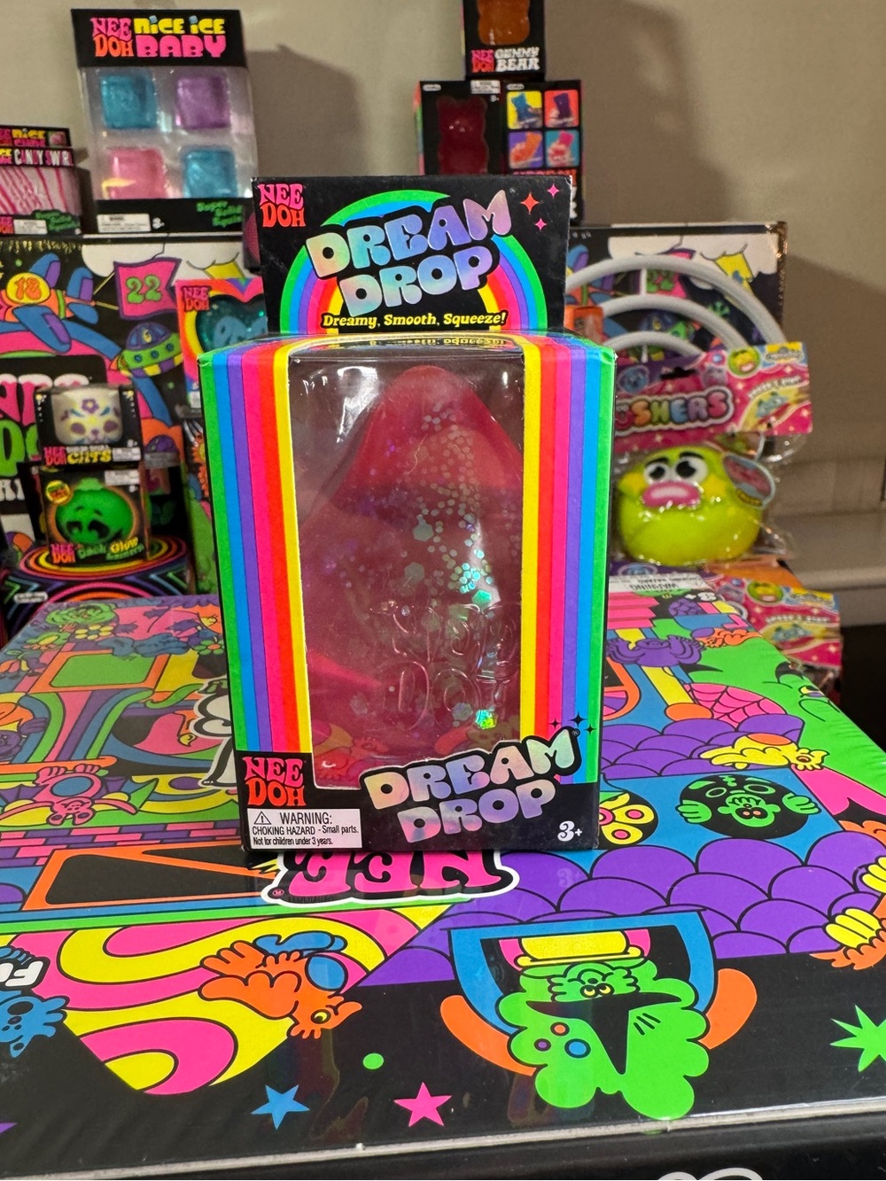 NeeDoh Dream Drop PINK NEW 100% AUTHENTIC